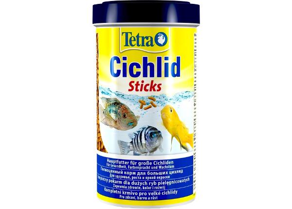 Kalojen täysravinto cichlid sticks 500 ml