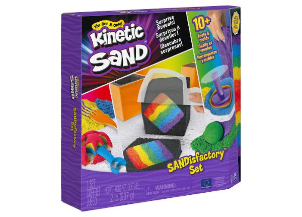 Kineettinen hiekka ja lelut SANDisfactory