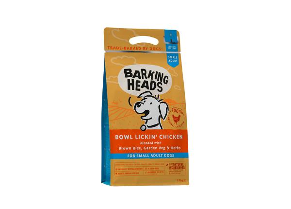 Koera täissööt Barking Heads Bowl lickin chicken väike tõug 1,5 kg