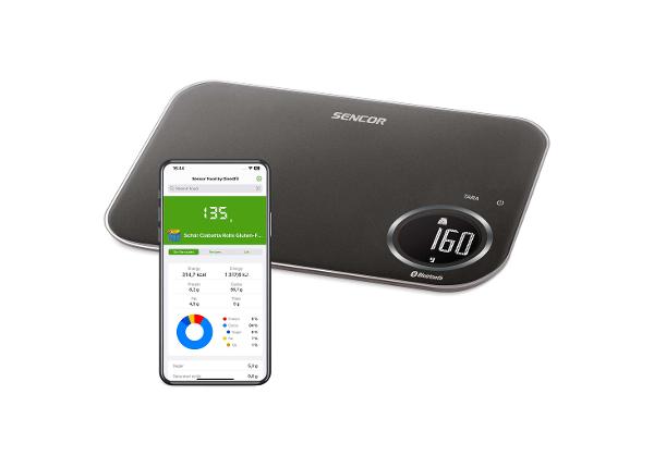 Köögikaal Bluetooth ühendusega Sencor SKS7178BK, must