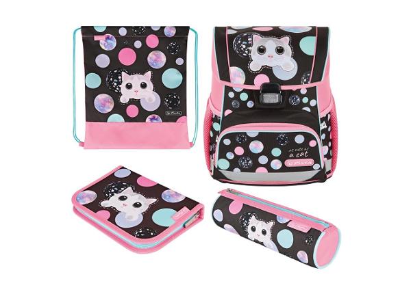 Koolikott-ranits Herlitz Loop Plus Cute Cat 16 L