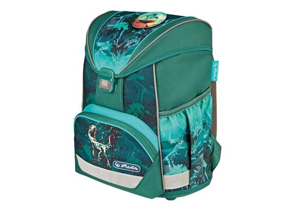 Koululaukku Herlitz Ultralight Green Rex 15 L