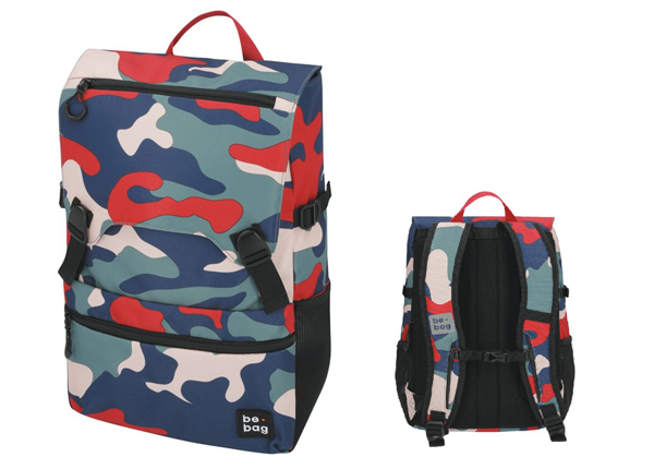 Koulurappu - selkäreppu Be Bag Be Smart Camo