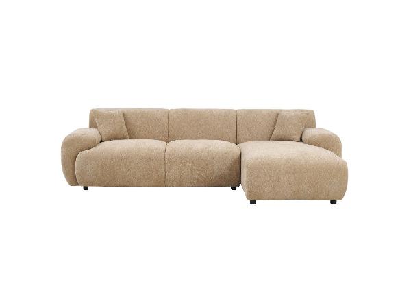 Kulmasohva Samira beige oikea kulma