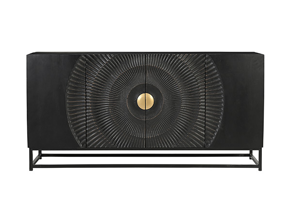 Kummut Black Smooth 150 cm