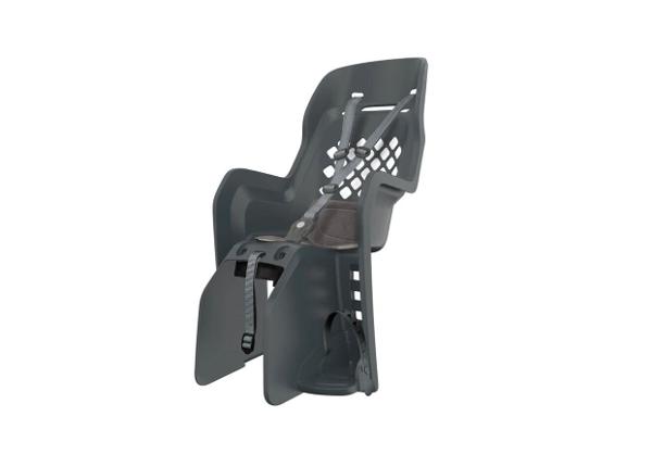 Lasten pyöränistuin Polisport JOY CFS, 9-22kg, musta / harmaa