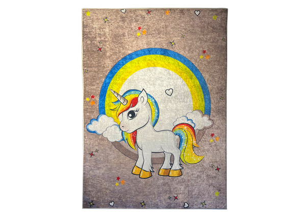 Lastenhuoneen matto Unicorn 100x150 cm
