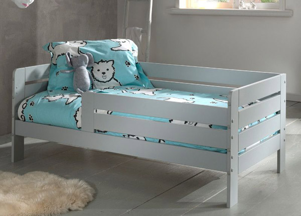 Lastensänky Toddler 70x140 cm, harmaa