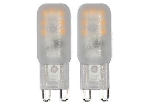 LED elektripirnid 2 tk G9, 1.5W