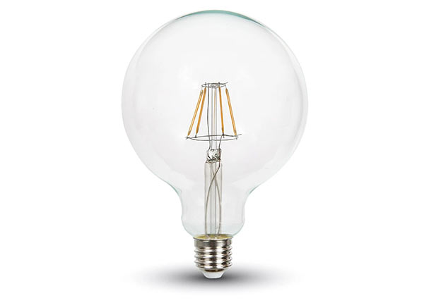 LED Filament lamppu E27 G125 10 W, 2 kpl