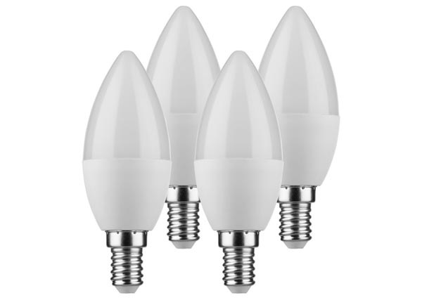 LED lamppu E14 5,5 W 4 kpl