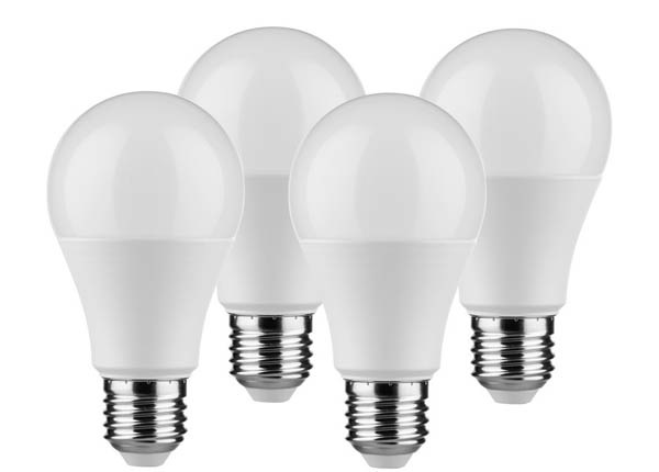 LED lamppu E27 5,5 W 4 kpl