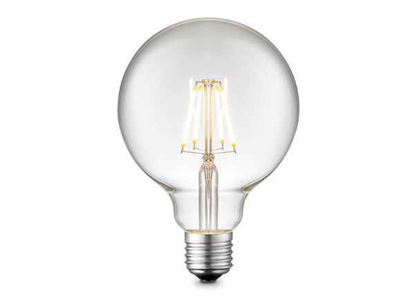 LED lamppu Globe, E27, 4W