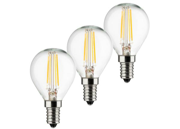 LED-lamppu RETRO E14 4 W 3 kpl