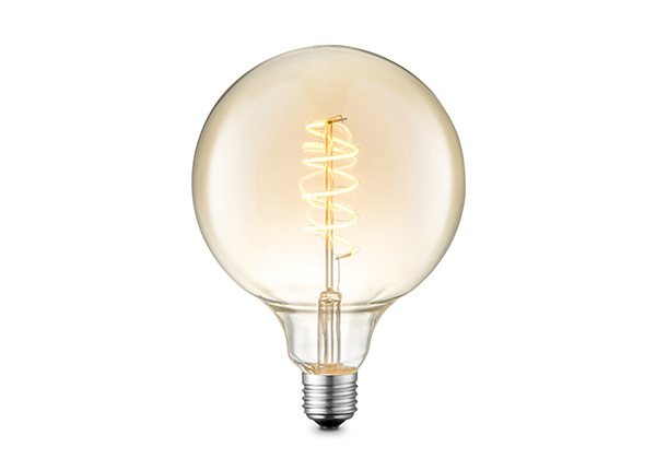 LED-lamppu Spiral, E27, 4W