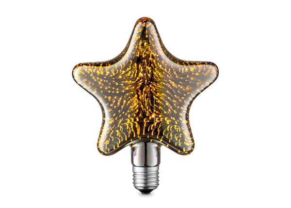LED-lamppu Star, E27, 4W
