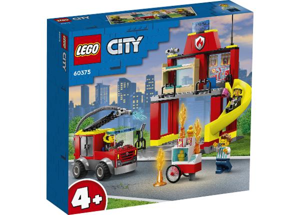LEGO City Tuletõrjedepoo ja tuletõrjeauto
