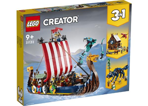 LEGO Creator Viikingilaev ja Midgardi madu