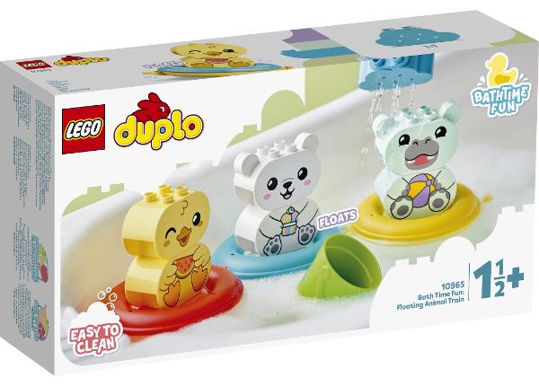 LEGO DUPLO игрушка для ванной Плавучий поезд животных
