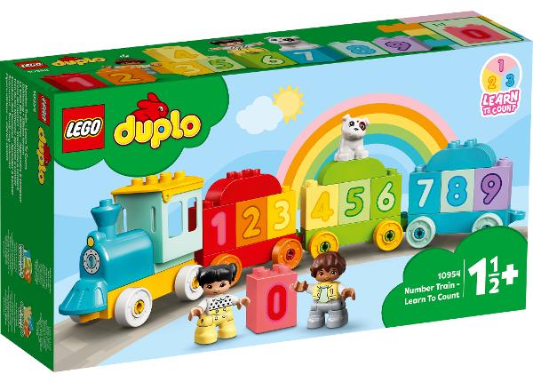 LEGO DUPLO поезд с номерами