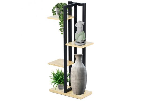 Lillepostament, 4 tasandiline