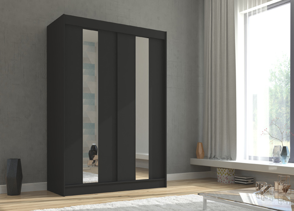 Lükandustega riidekapp 150 cm