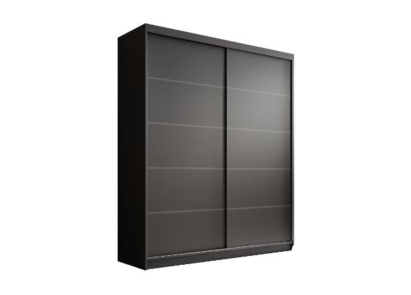 Lükandustega riidekapp Monte 180 cm