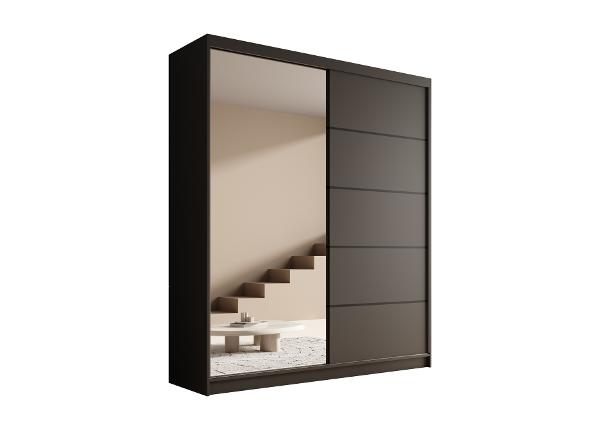 Lükandustega riidekapp Monte II 180 cm