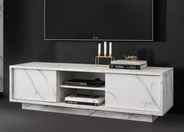 Marmorimitatsiooniga TV-alus Carrara 139cm