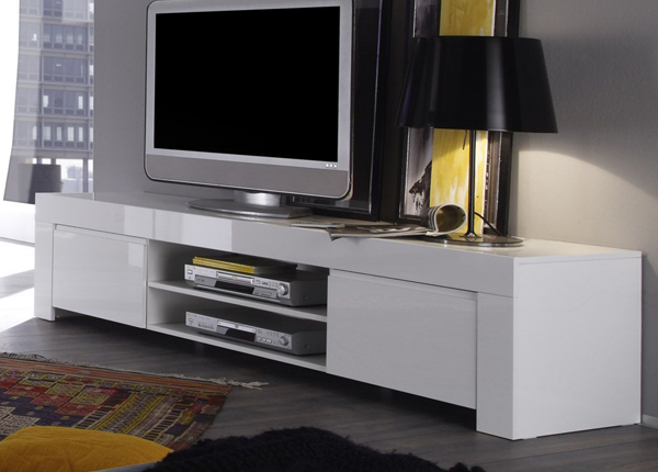 Matala TV-taso Amalfi 190 cm, valkoinen