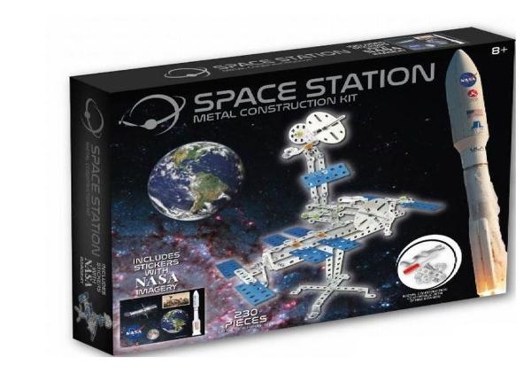 Metallinen rakennussarja Kuuasema Nasa