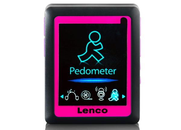 MP4-плеер с шагомером Lenco PODO152P, розовый
