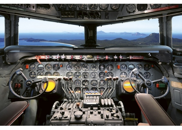 Non-woven kuvatapetti Cockpit view