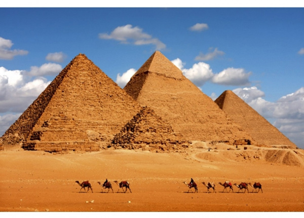 Non-woven kuvatapetti Egypt pyramid