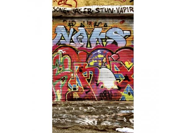 Non-woven kuvatapetti Graffiti street 150x250 cm