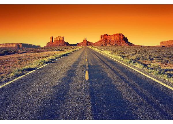 Non-woven kuvatapetti Road To Monument Valley