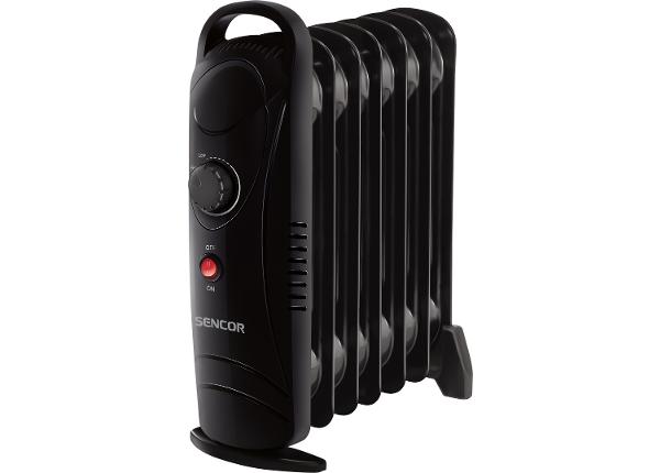Õliradiaator Sencor SOH2107BK, must