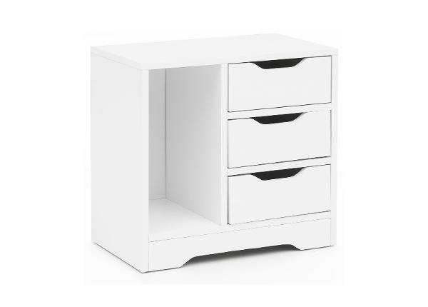 Öökapp Nacht, valge