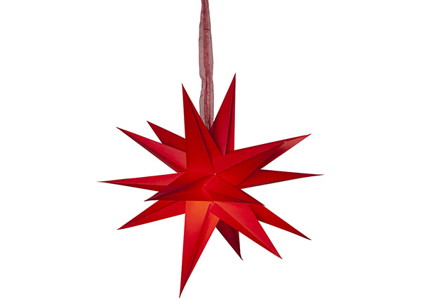 Paberist täht December 45 cm, punane