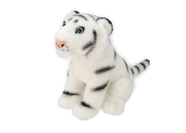 Pehme mänguasi valge tiiger Wild Planet 25 cm