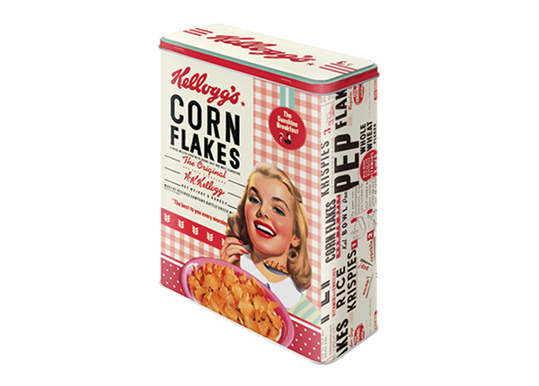 Peltipurkki Kellogg's Corn Flakes Collage Tyttö 4 L