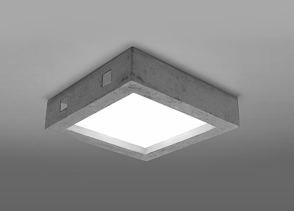 Plafondi Riza LED, harmaa