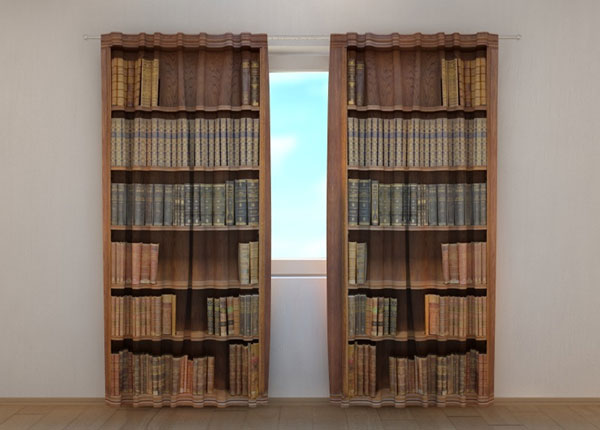 Poolpimendav kardin Bookcase 240x220 cm