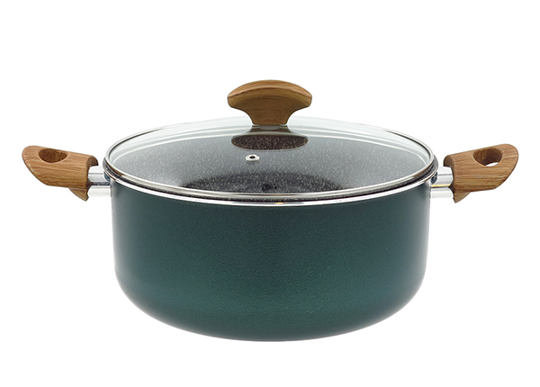 Pott klaaskaanega Green Wood Ø 24 cm