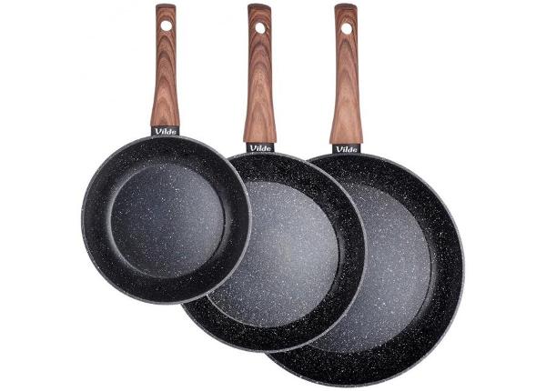 Praepannide komplekt Black&Wood 3 osa