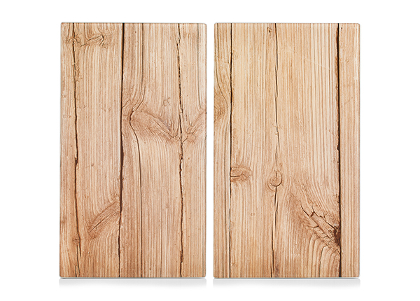 Pritsmekaitse/pliidiplaadikate Wood 52x30 cm 2 tk