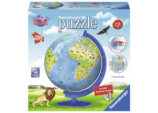 Puslepall 180 tk Laste gloobus Ravensburger