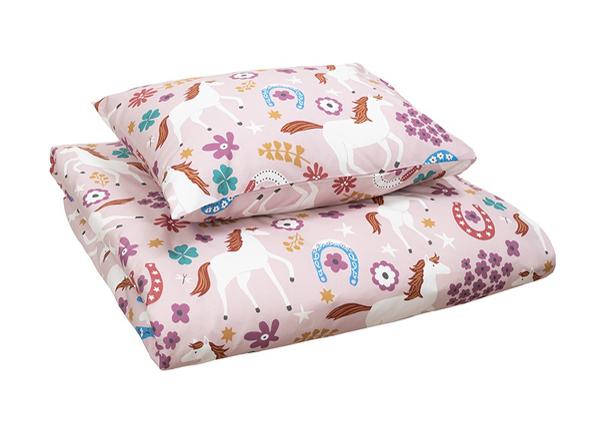 Pussilakanasetti Hevoset suuri AR-312, pussilakana 110x140 cm + tyynyliina 50x60 cm