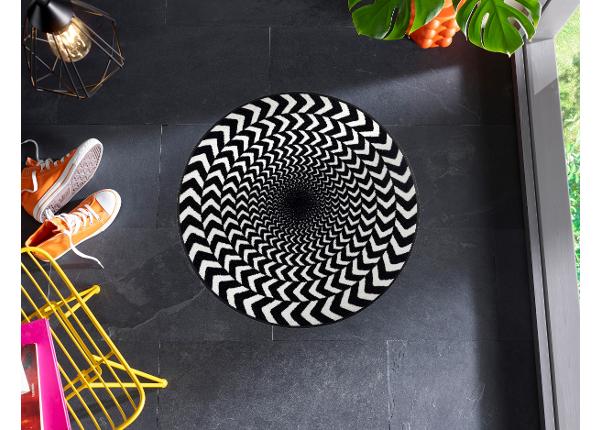 Pyöreä matto Circle of Illusion Ø 85 cm
