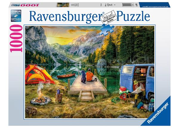Ravensburger palapeli 1000 kpl Camping loma